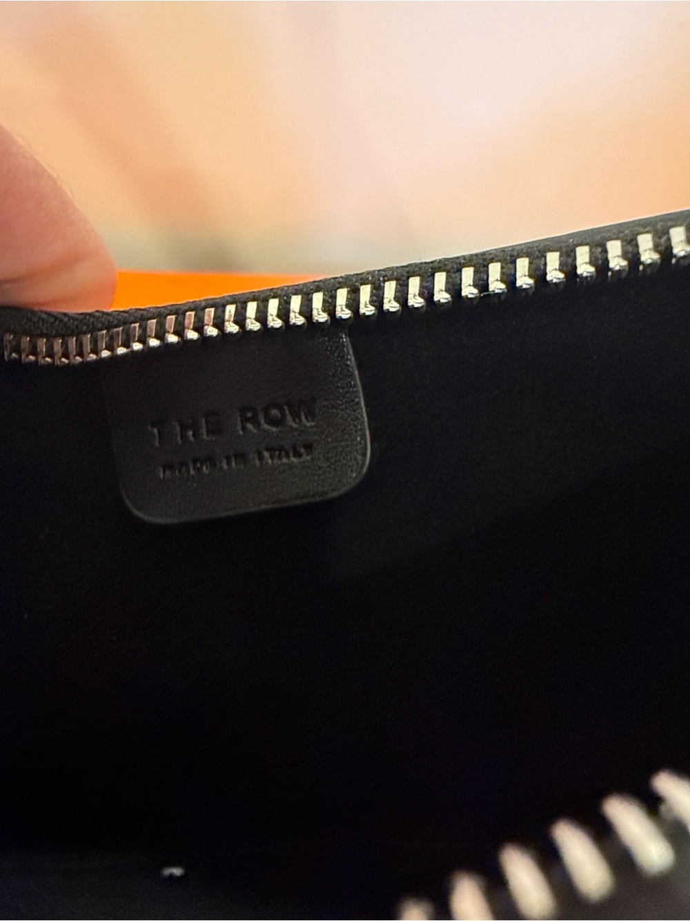 The Row Black Half Moon Shoulder Bag - Picture 7 of 9